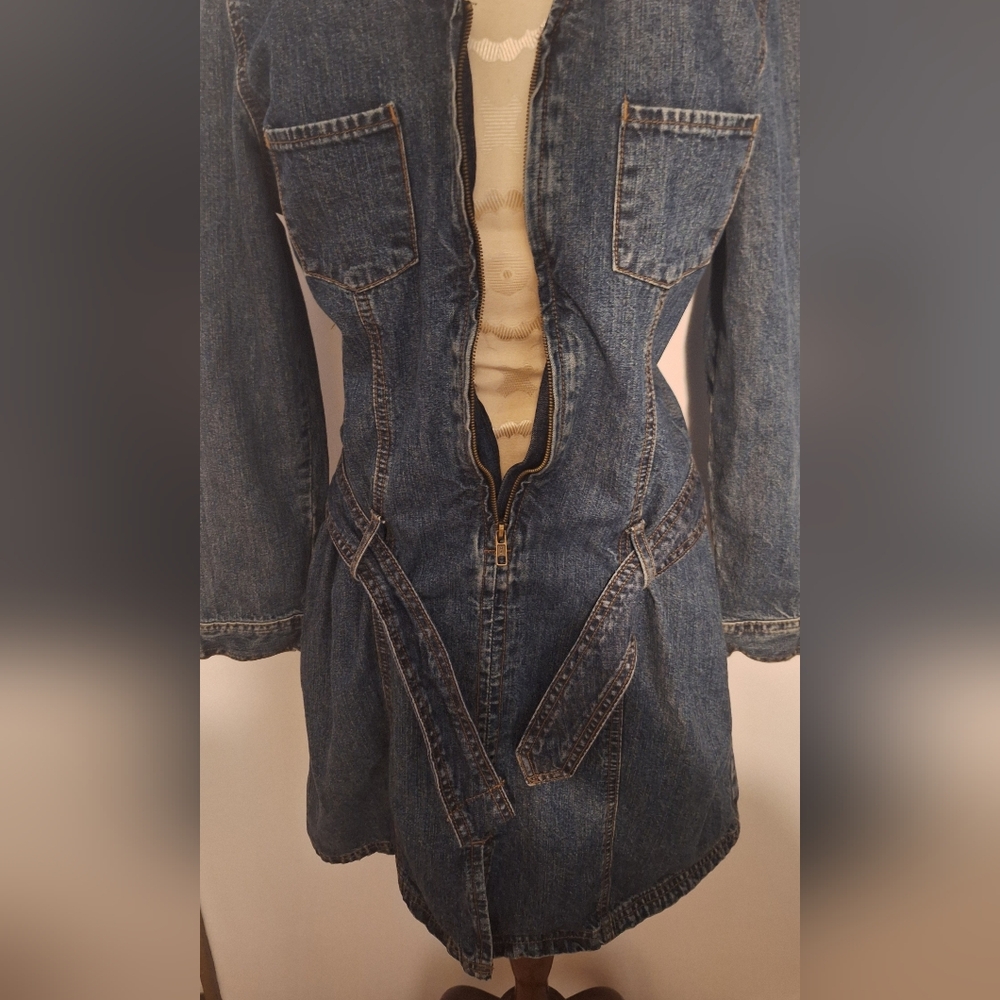 SOLD Reitmans Blue Denim Dress - Picture 5 of 10
